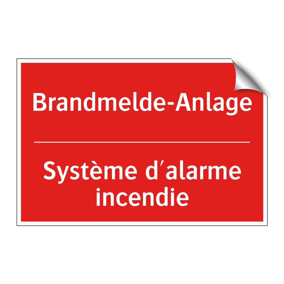 Brandmelde-Anlage - Système d'alarme incendie