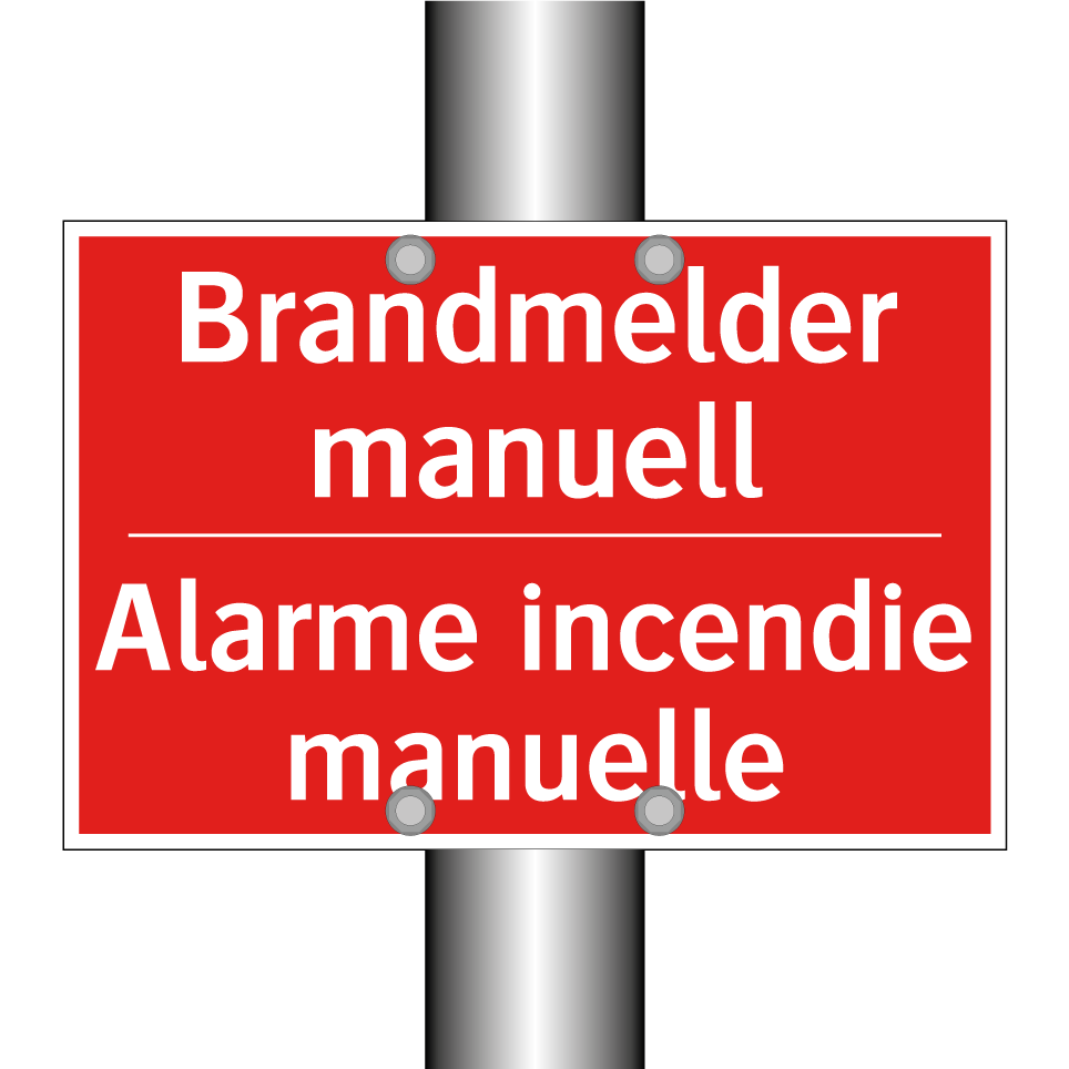 Brandmelder manuell - Alarme incendie manuelle