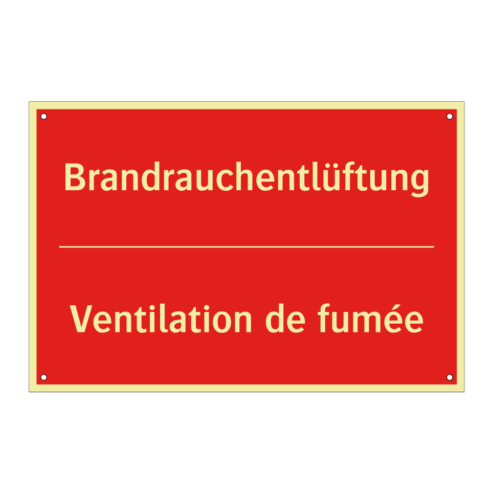 Brandrauchentlüftung - Ventilation de fumée