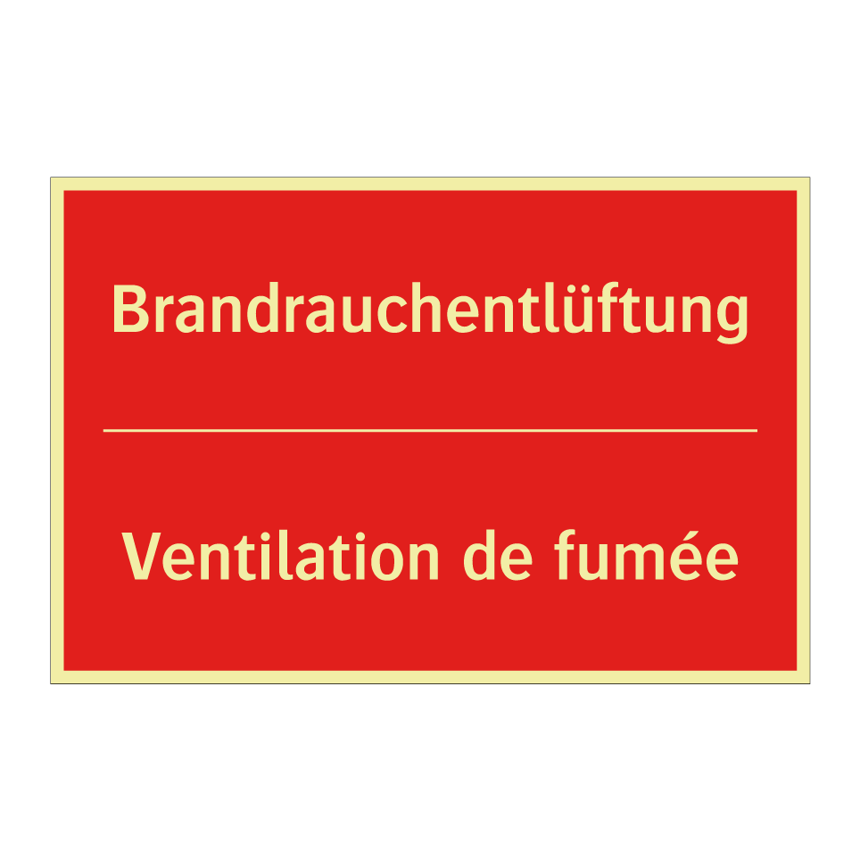 Brandrauchentlüftung - Ventilation de fumée