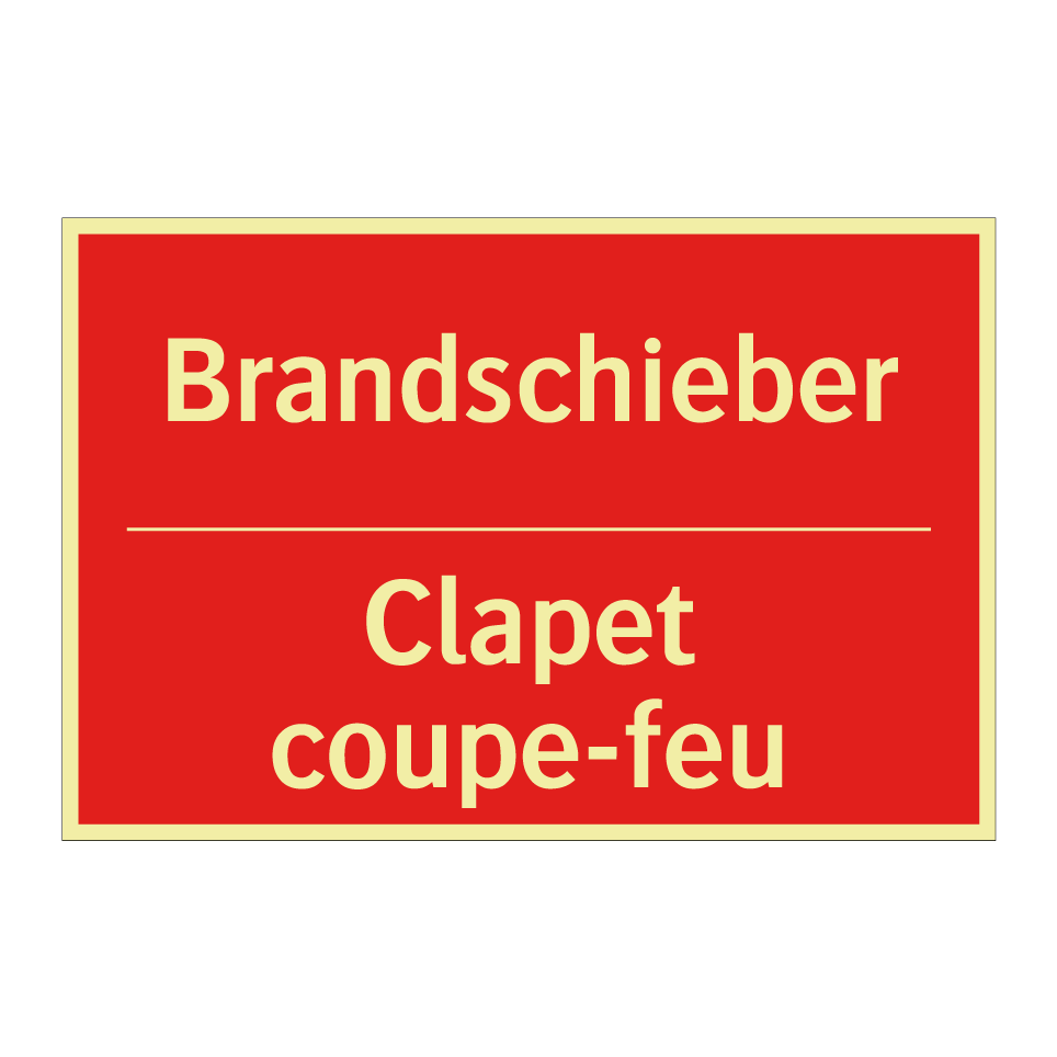 Brandschieber - Clapet coupe-feu