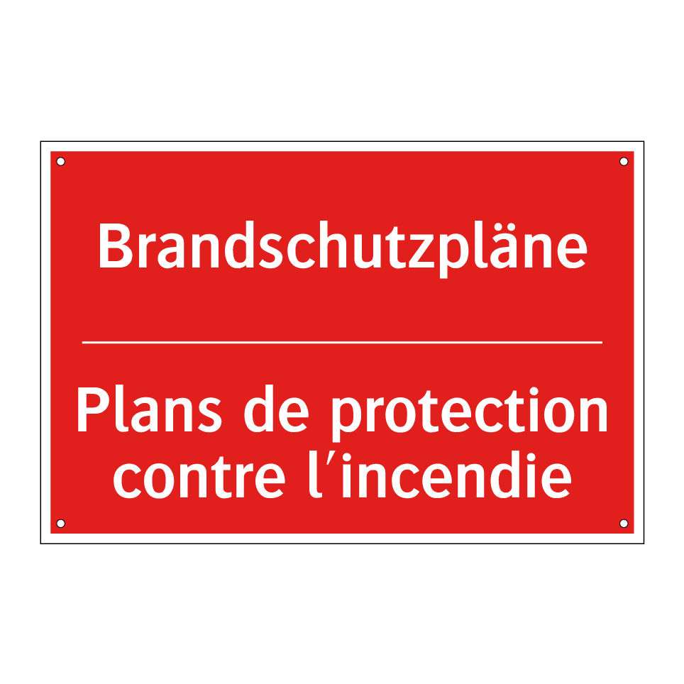 Brandschutzpläne - Plans de protection contre l'incendie /.../