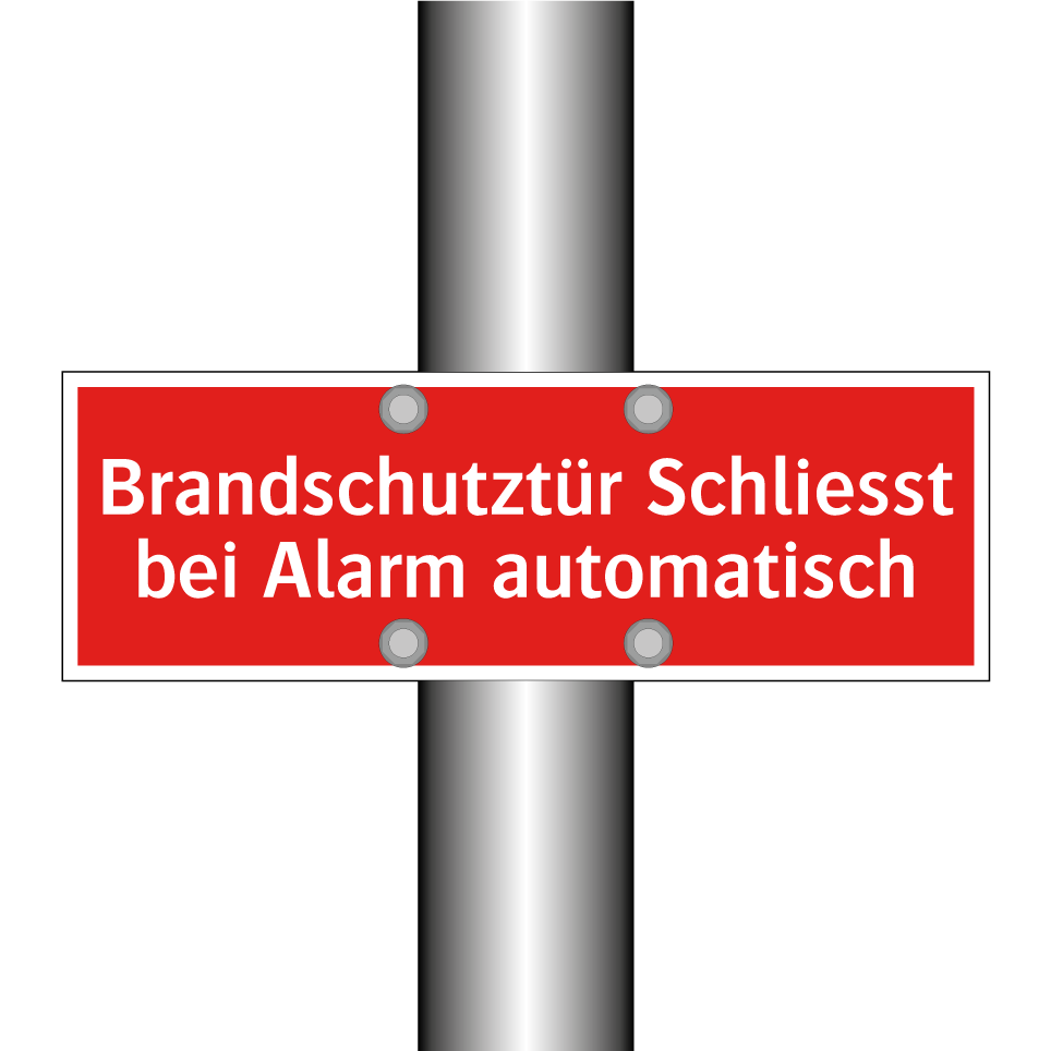 Brandschutztür Schliesst bei Alarm automatisch