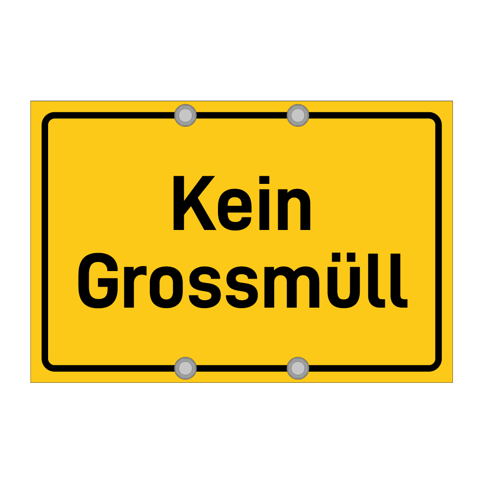 Kein Grossmüll