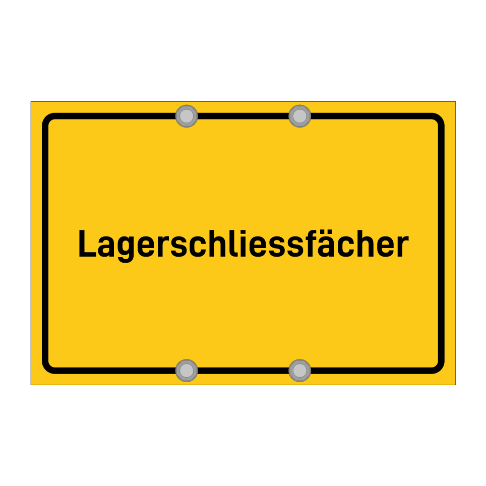 Lagerschliessfächer