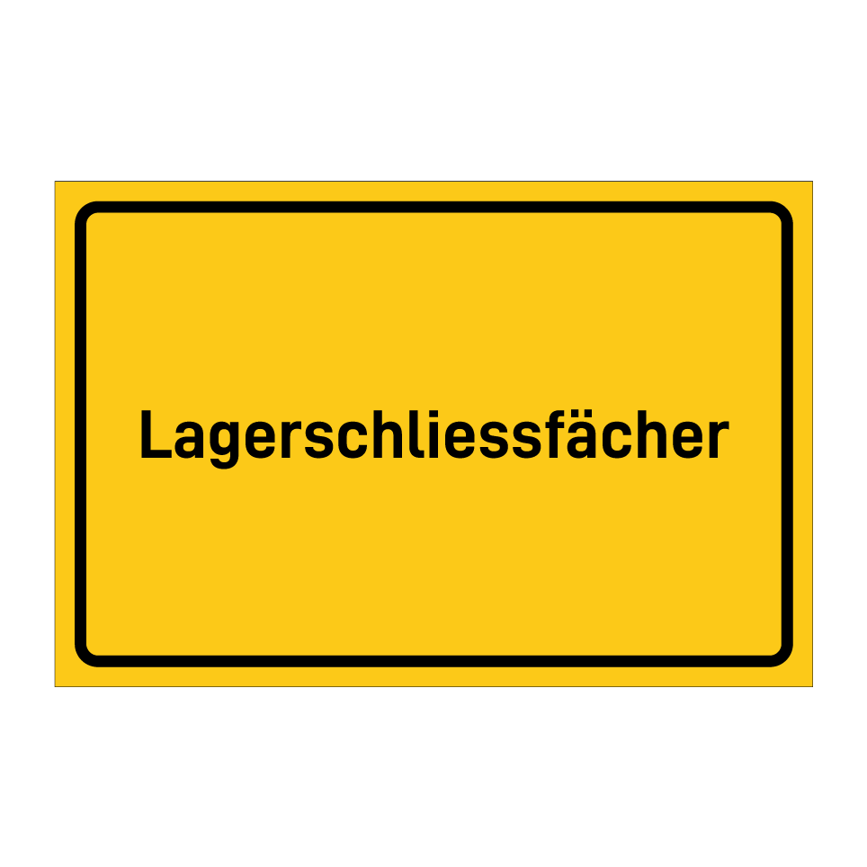 Lagerschliessfächer