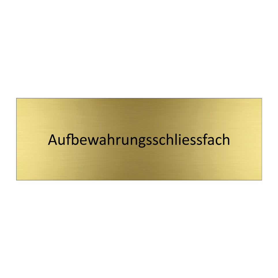 Aufbewahrungsschliessfach