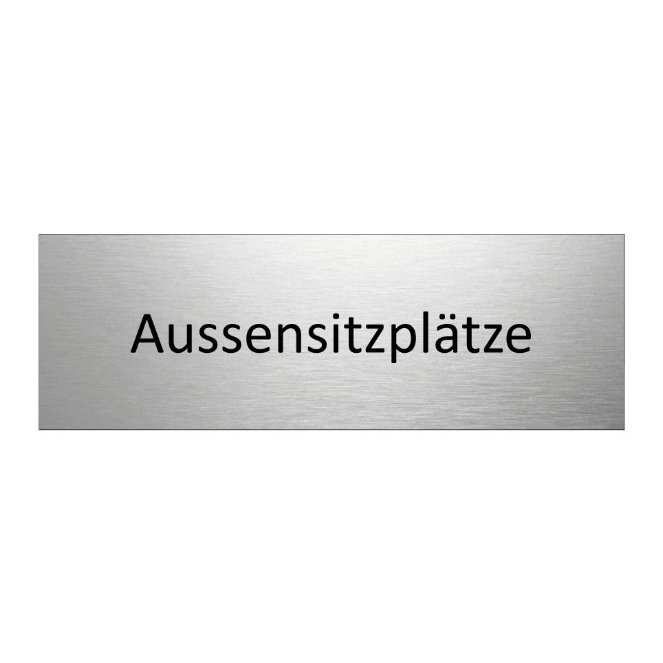 Aussensitzplätze