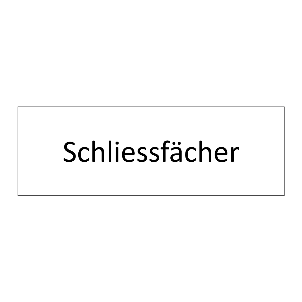 Schliessfächer