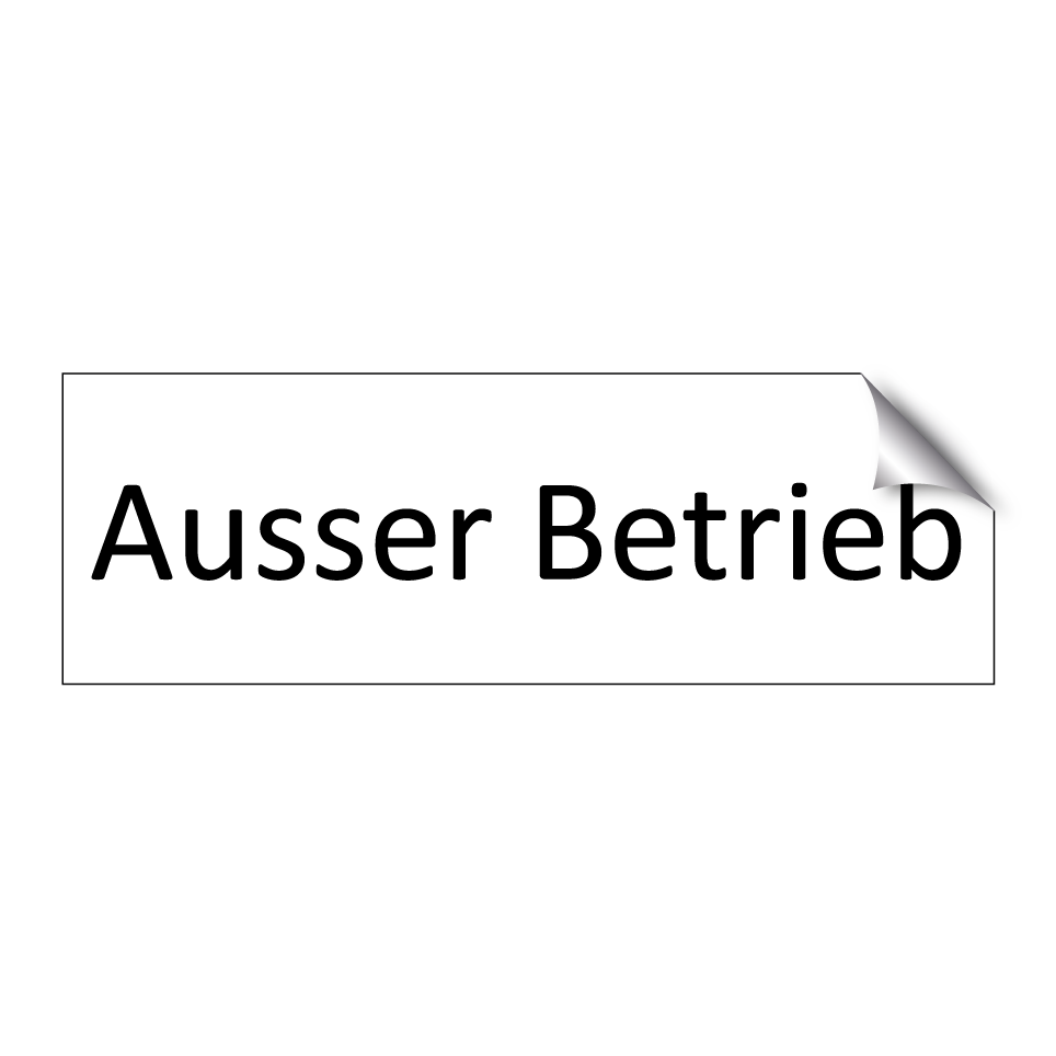 Ausser Betrieb