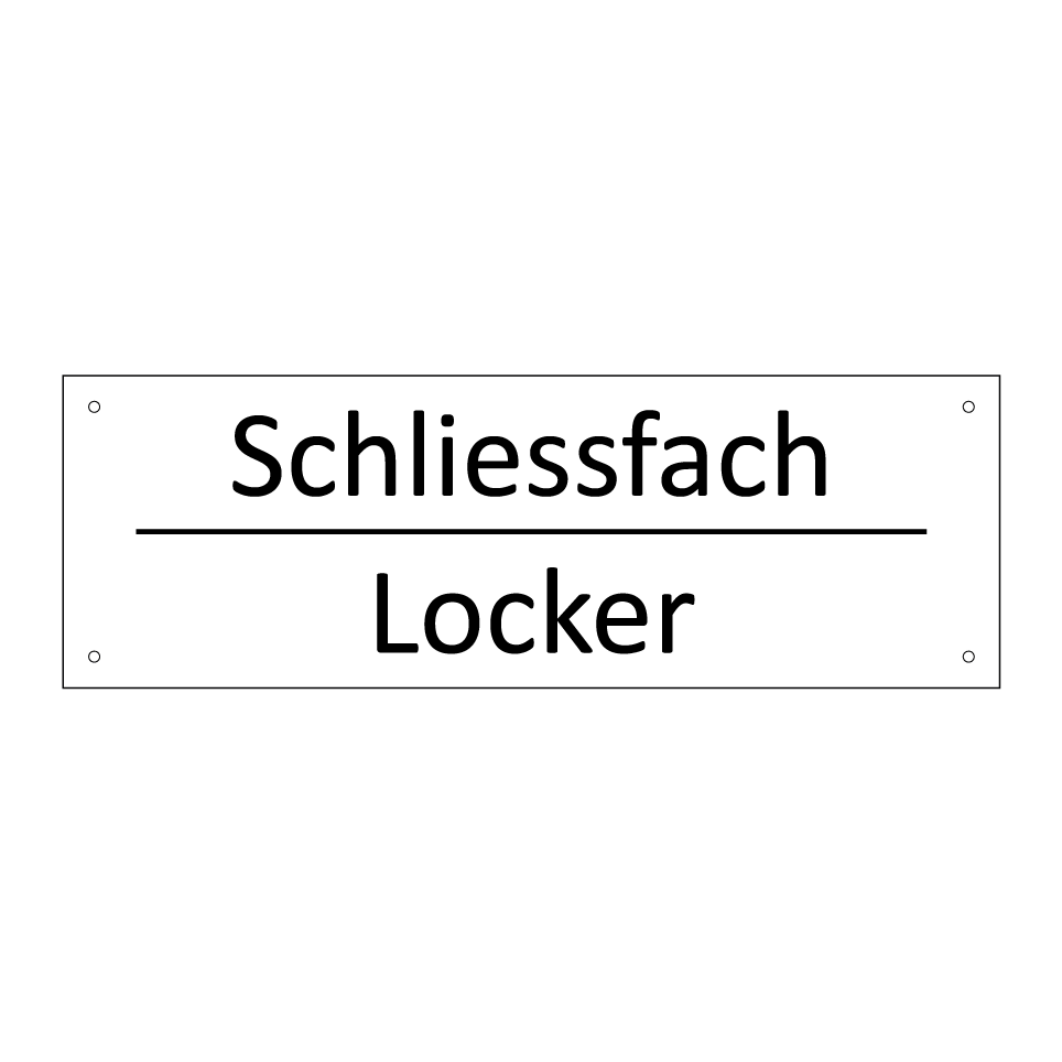 Schliessfach - Locker