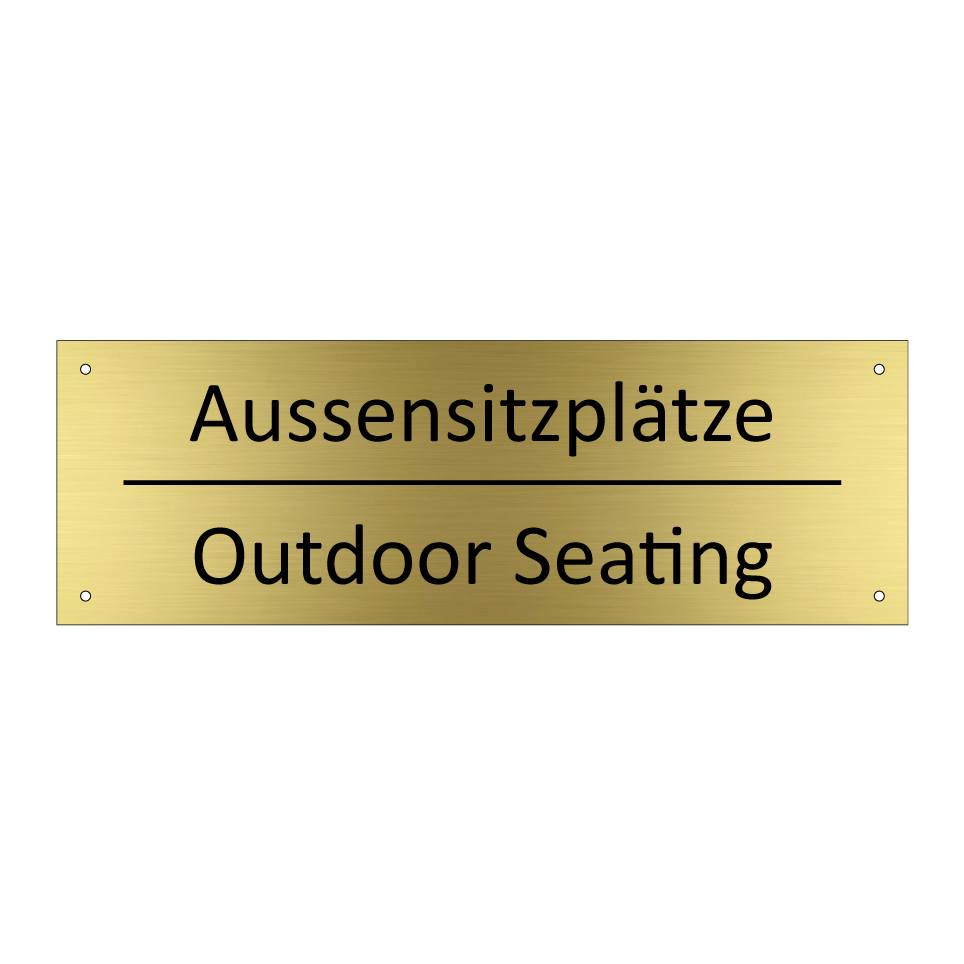 Aussensitzplätze - Outdoor Seating