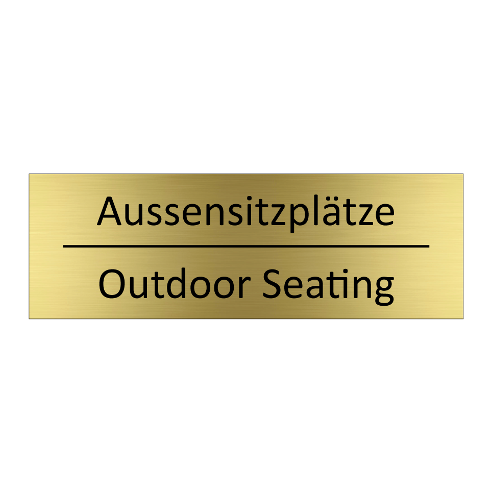 Aussensitzplätze - Outdoor Seating