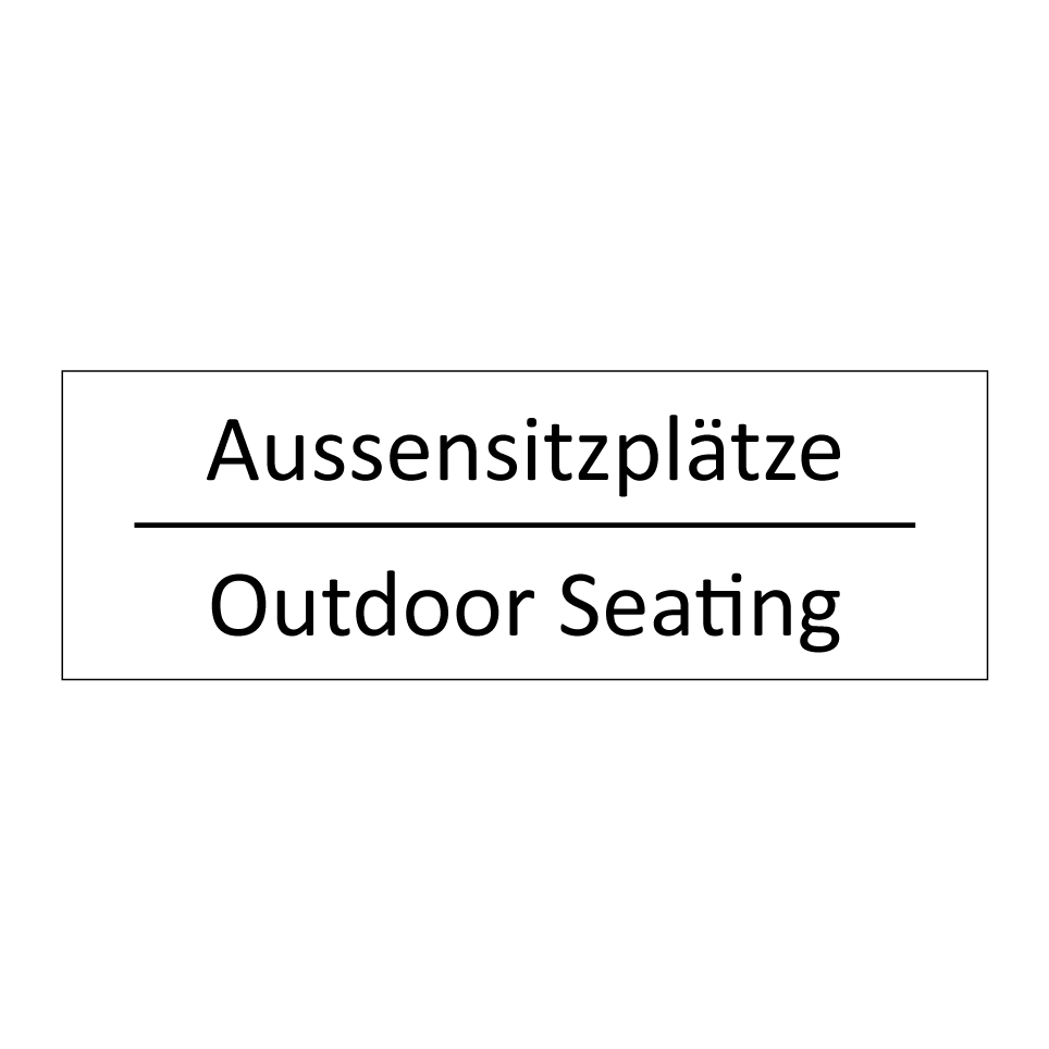 Aussensitzplätze - Outdoor Seating