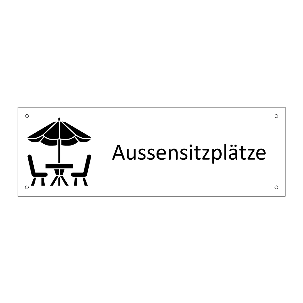 Aussensitzplätze