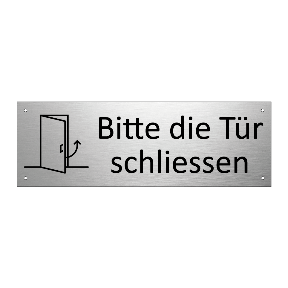 Bitte die Tür schliessen