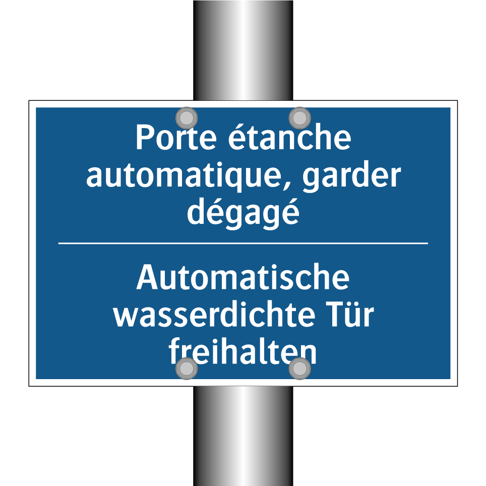 Automatische wasserdichte Tür /.../ - Porte étanche automatique, garder /.../
