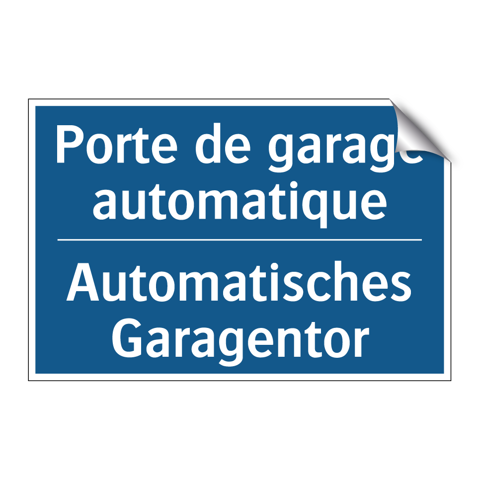 Automatisches Garagentor - Porte de garage automatique