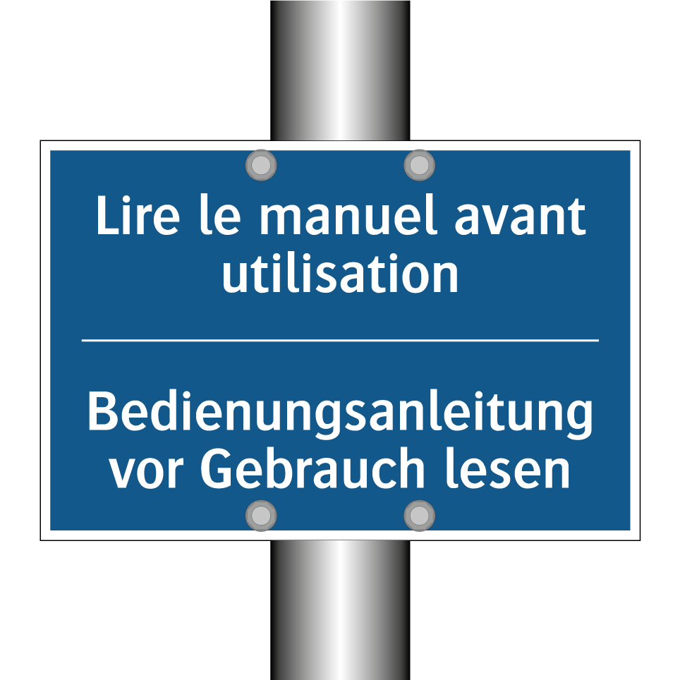 Bedienungsanleitung vor Gebrauch /.../ - Lire le manuel avant utilisation /.../