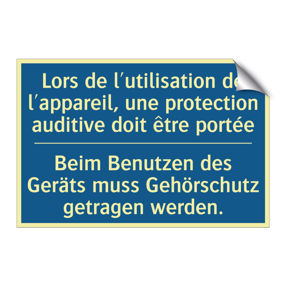 Beim Benutzen des Geräts muss /.../ - Lors de l'utilisation de l'appareil, /.../