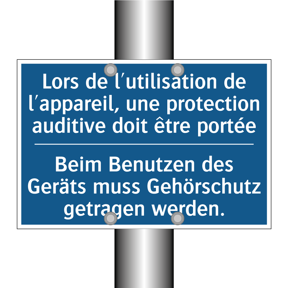 Beim Benutzen des Geräts muss /.../ - Lors de l'utilisation de l'appareil, /.../