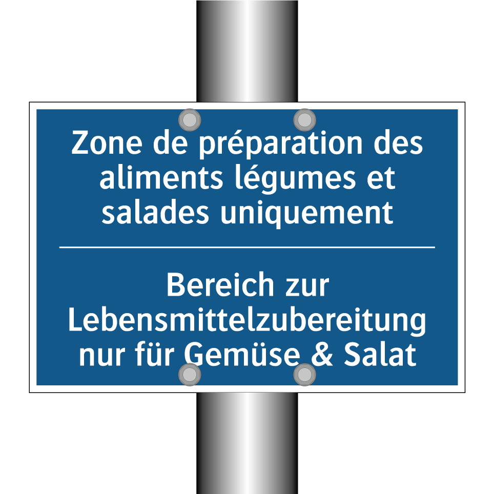 Bereich zur Lebensmittelzubereitung /.../ - Zone de préparation des aliments /.../