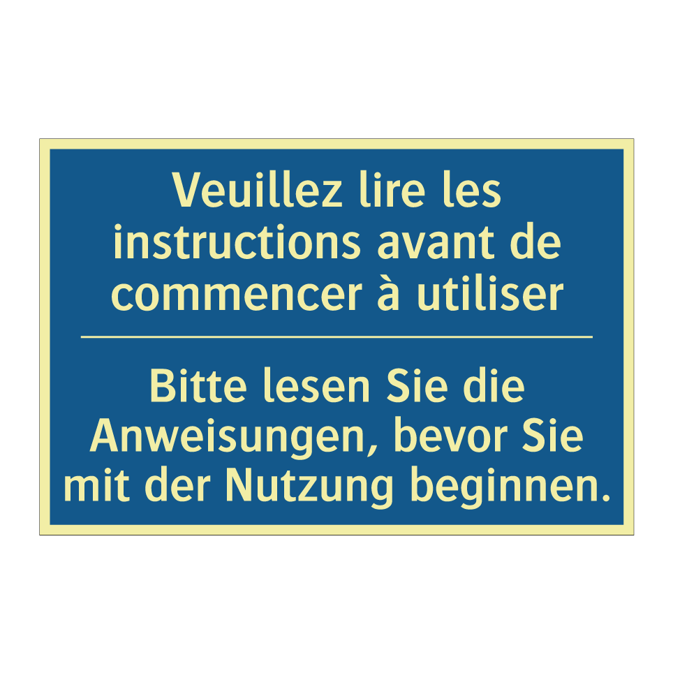 Bitte lesen Sie die Anweisungen, /.../ - Veuillez lire les instructions /.../