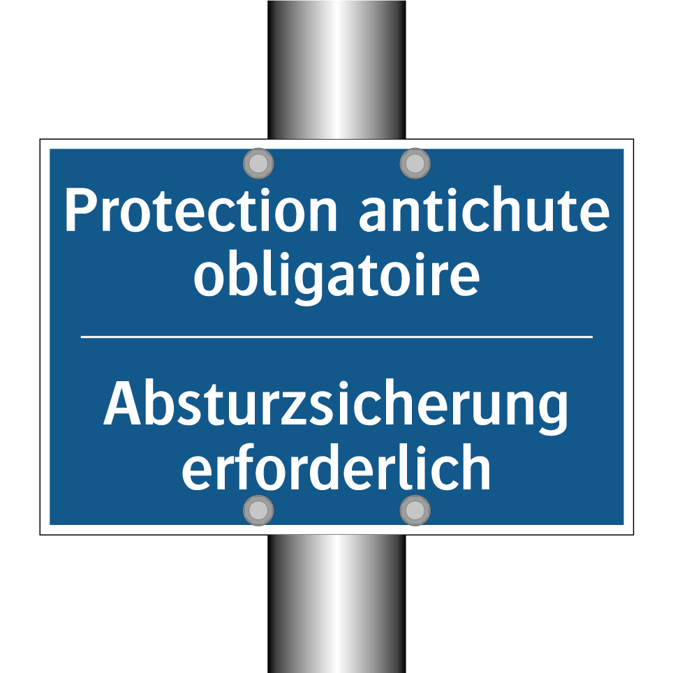 Absturzsicherung erforderlich - Protection antichute obligatoire /.../