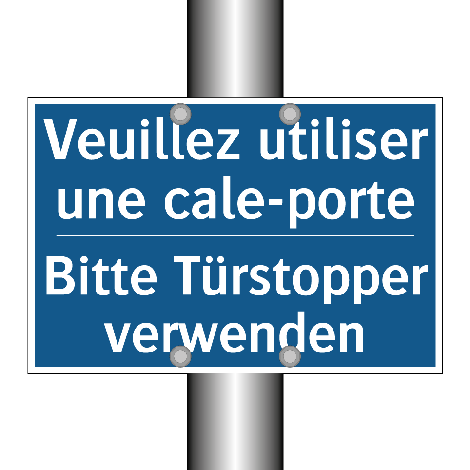 Bitte Türstopper verwenden - Veuillez utiliser une cale-porte /.../