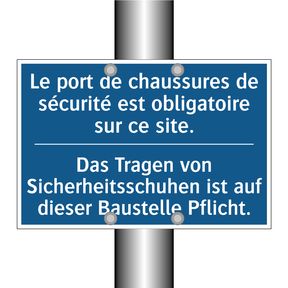 Das Tragen von Sicherheitsschuhen /.../ - Le port de chaussures de sécurité /.../