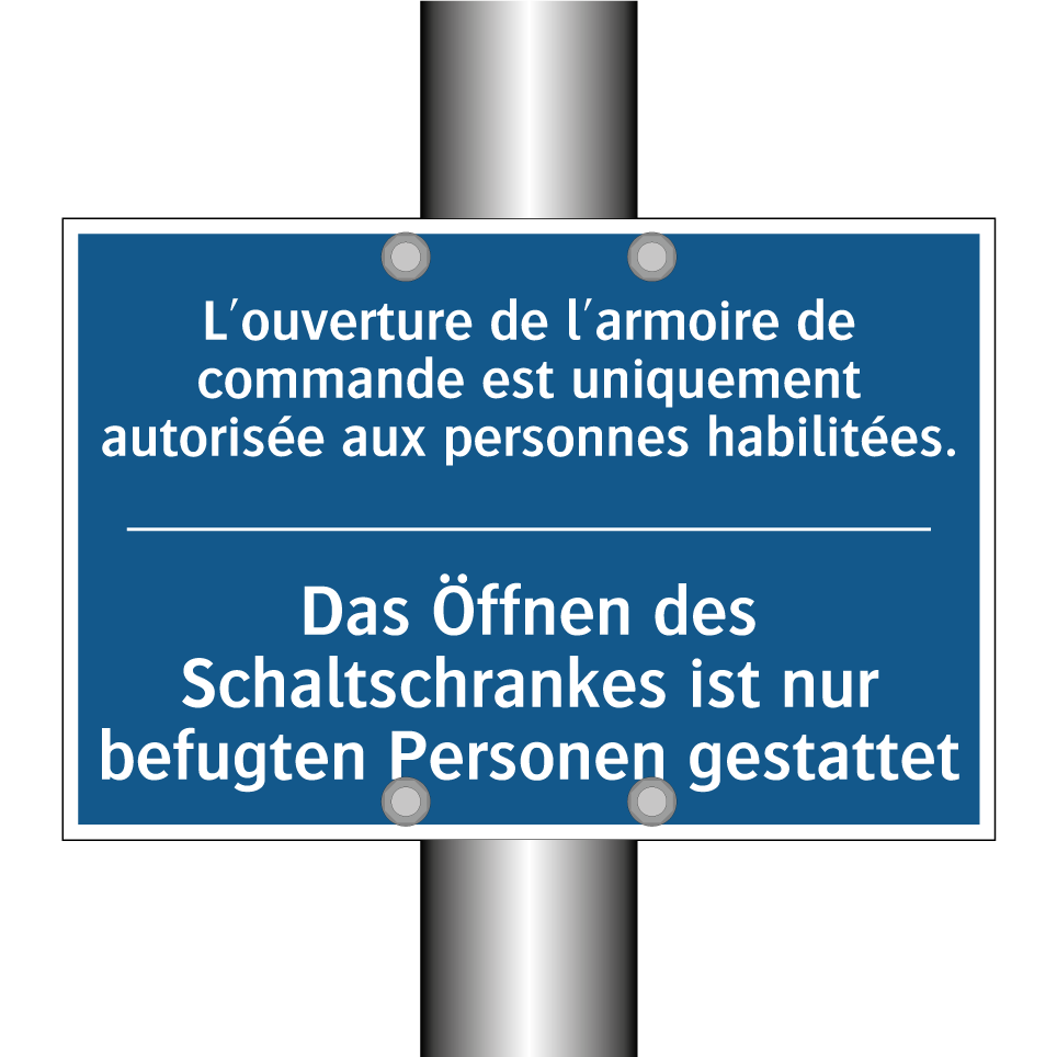 Das Öffnen des Schaltschrankes /.../ - L'ouverture de l'armoire de commande /.../