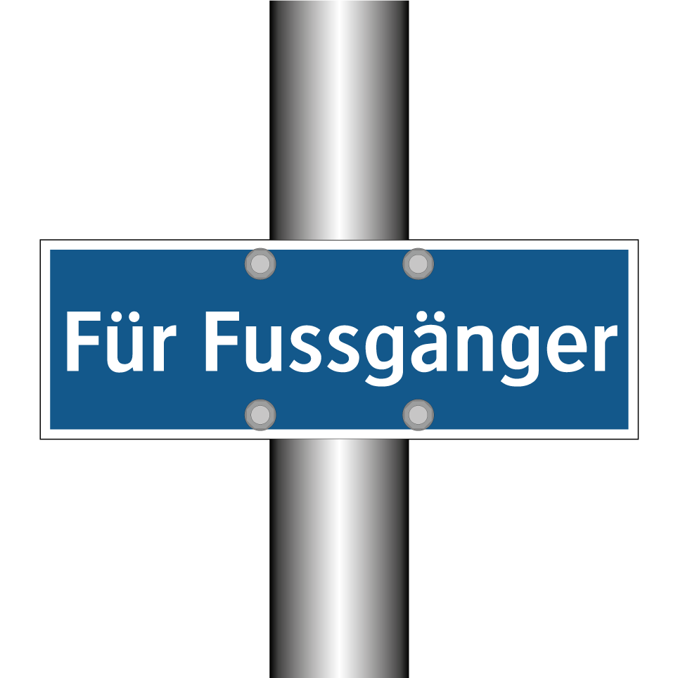Für Fussgänger