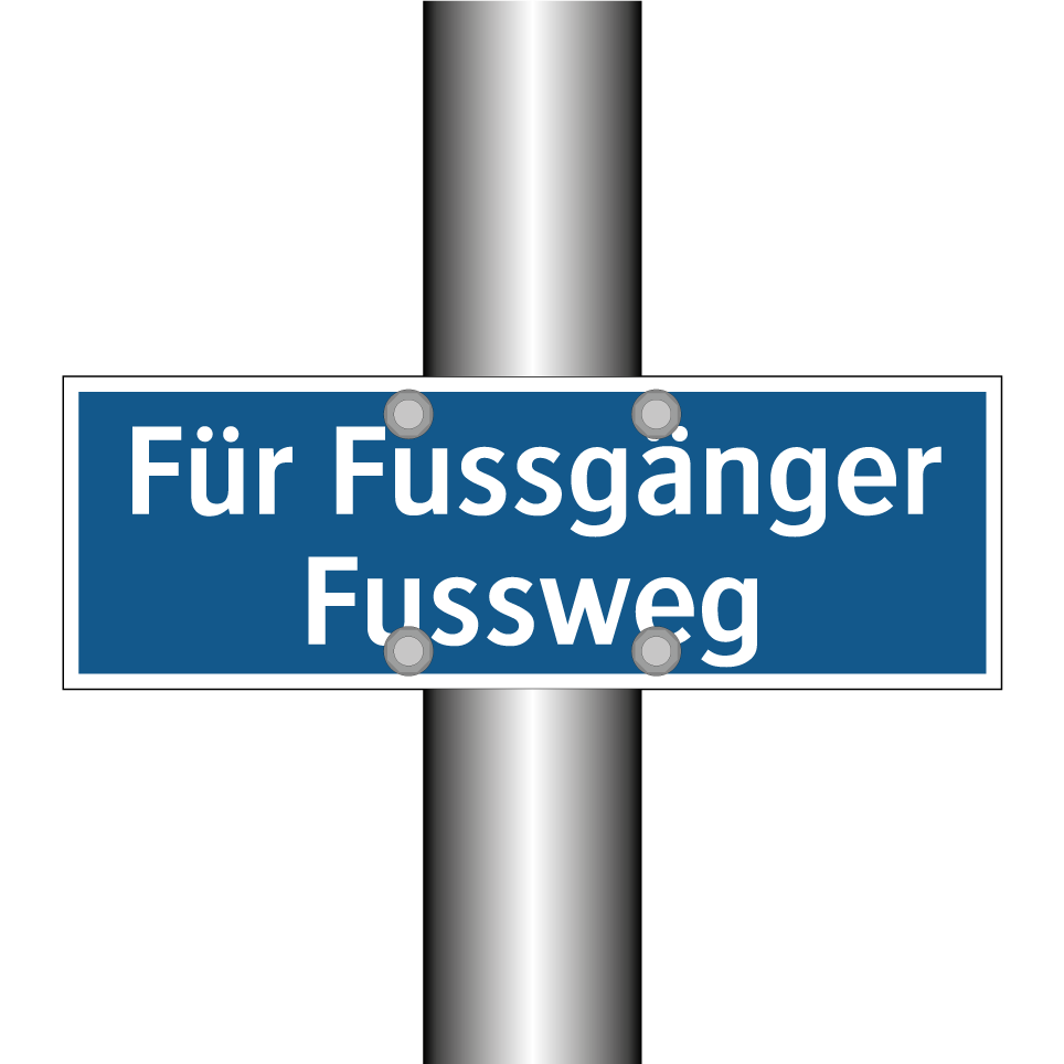 Für Fussgänger Fussweg