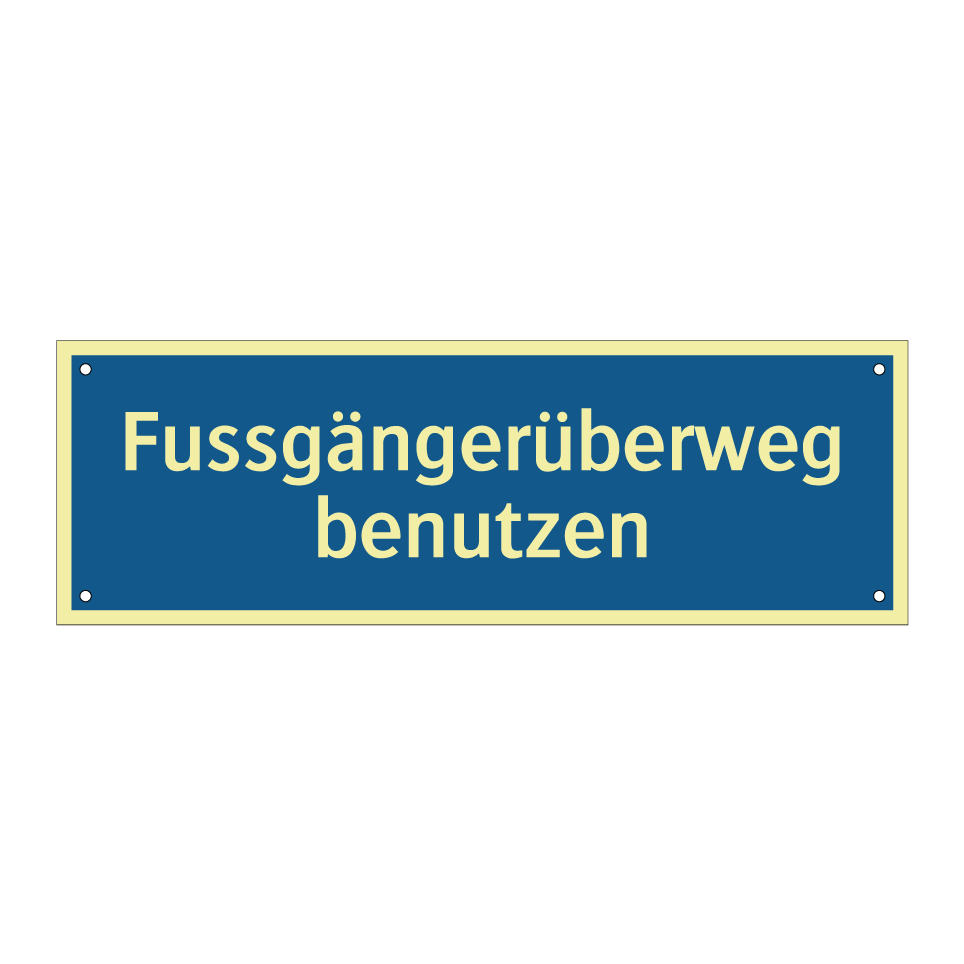 Fussgängerüberweg benutzen