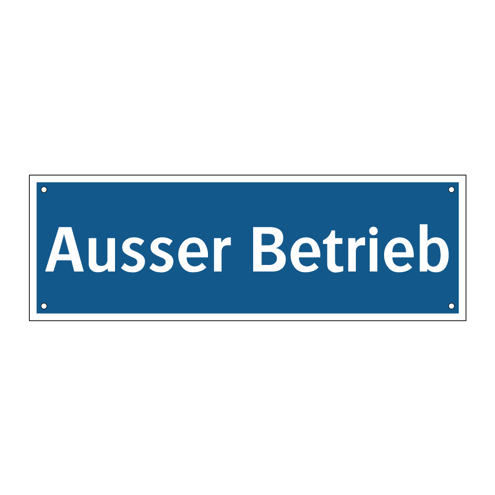 Ausser Betrieb