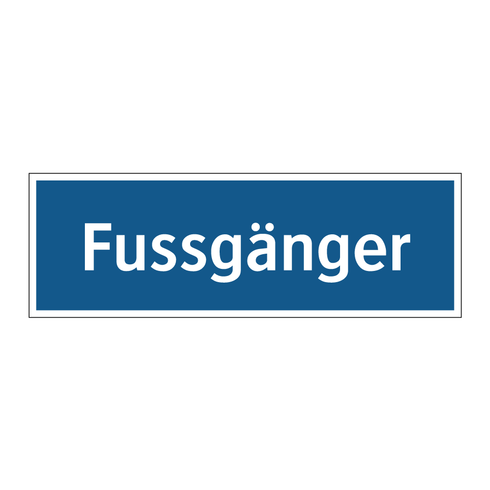 Fussgänger