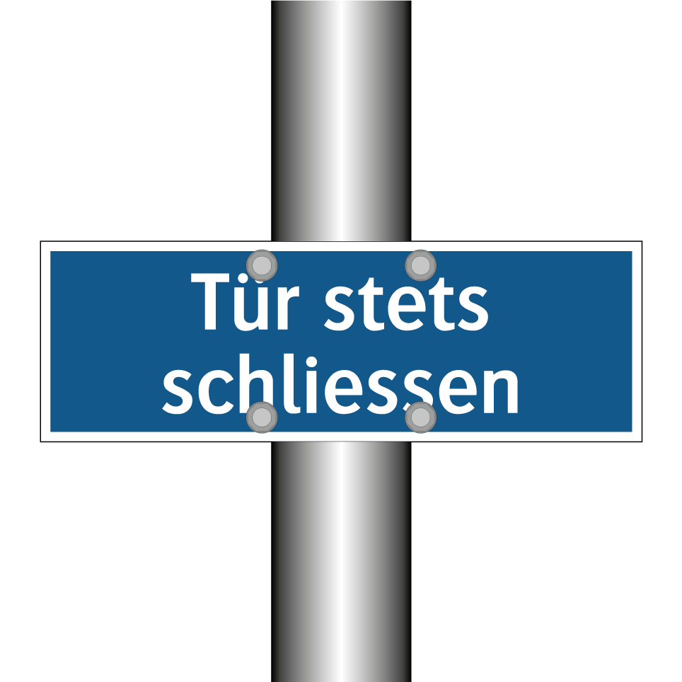 Tür stets schliessen