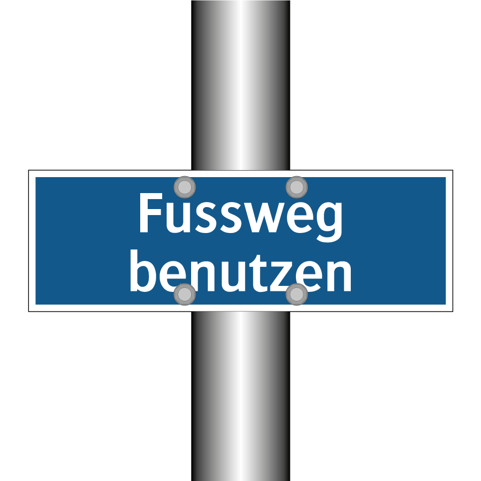 Fussweg benutzen