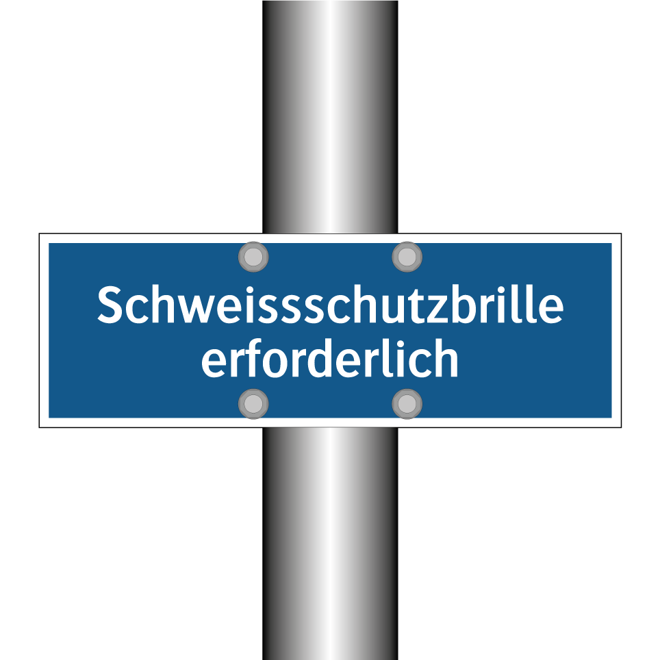 Schweissschutzbrille erforderlich