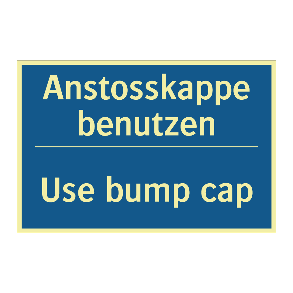 Anstosskappe benutzen - Use bump cap