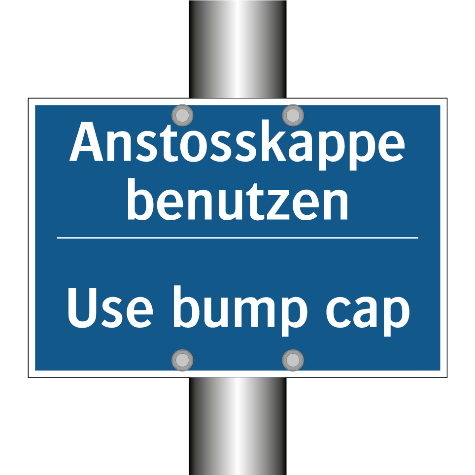 Anstosskappe benutzen - Use bump cap