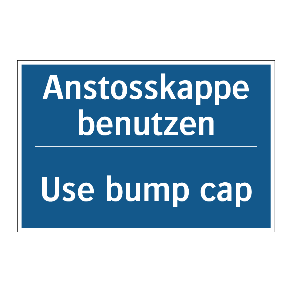 Anstosskappe benutzen - Use bump cap