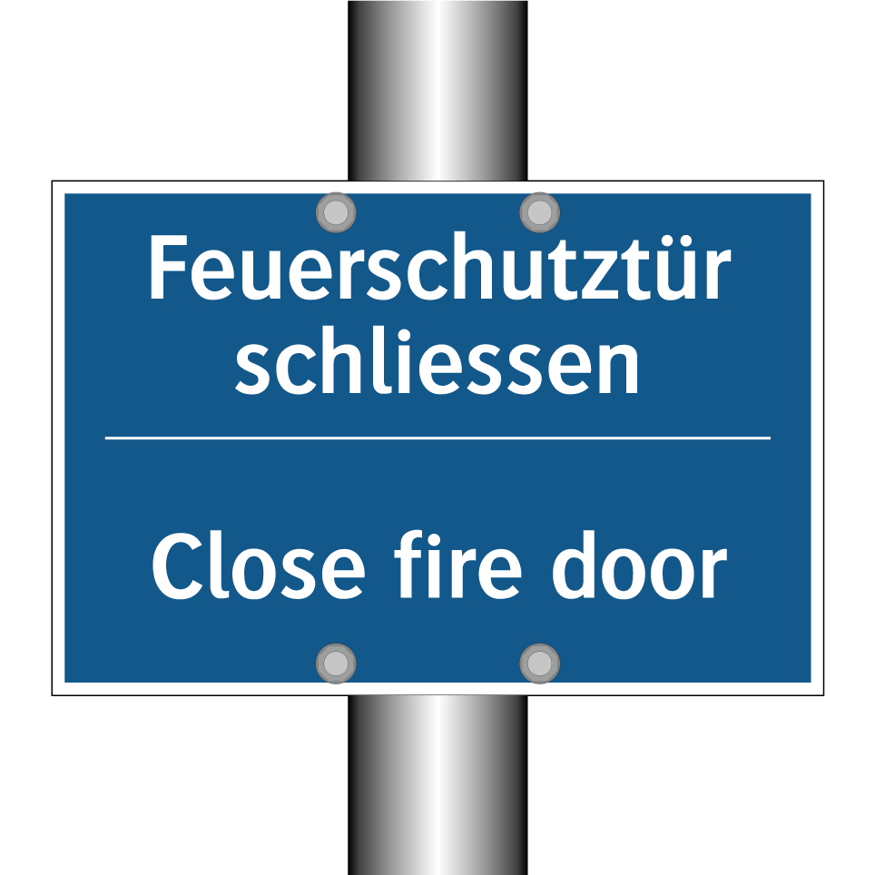 Feuerschutztür schliessen - Close fire door