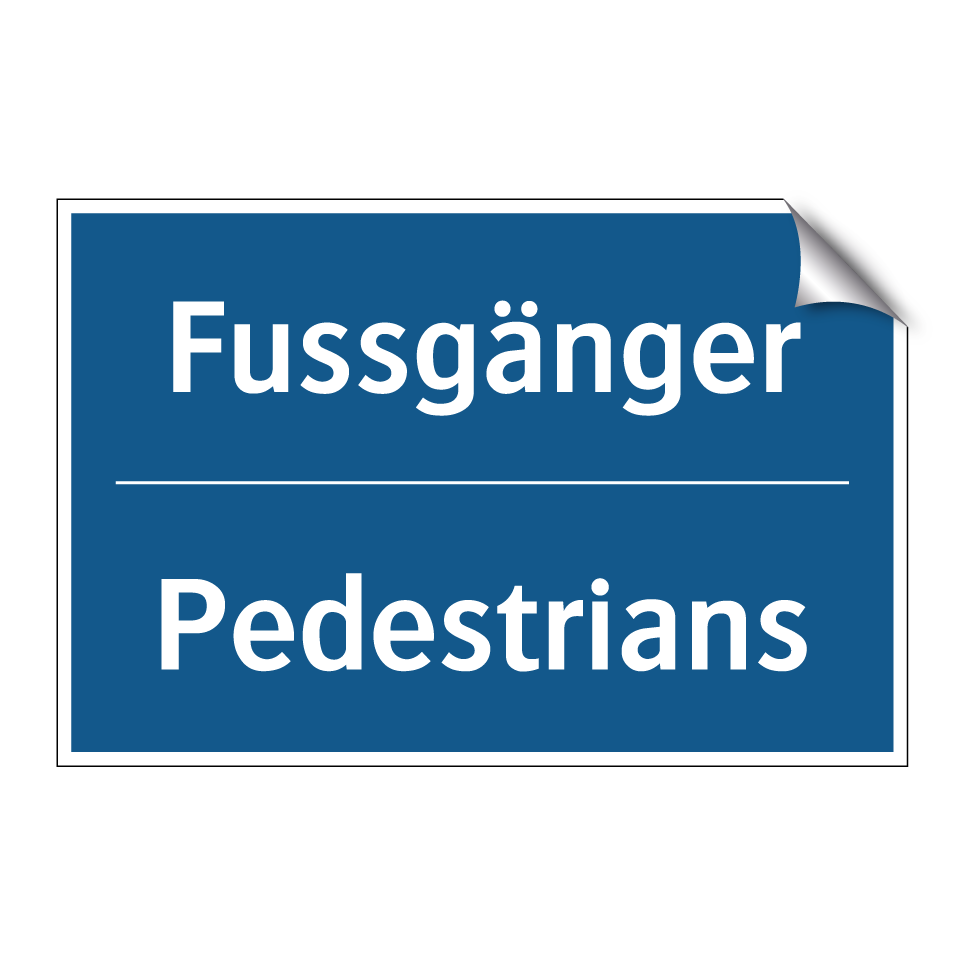 Fussgänger - Pedestrians