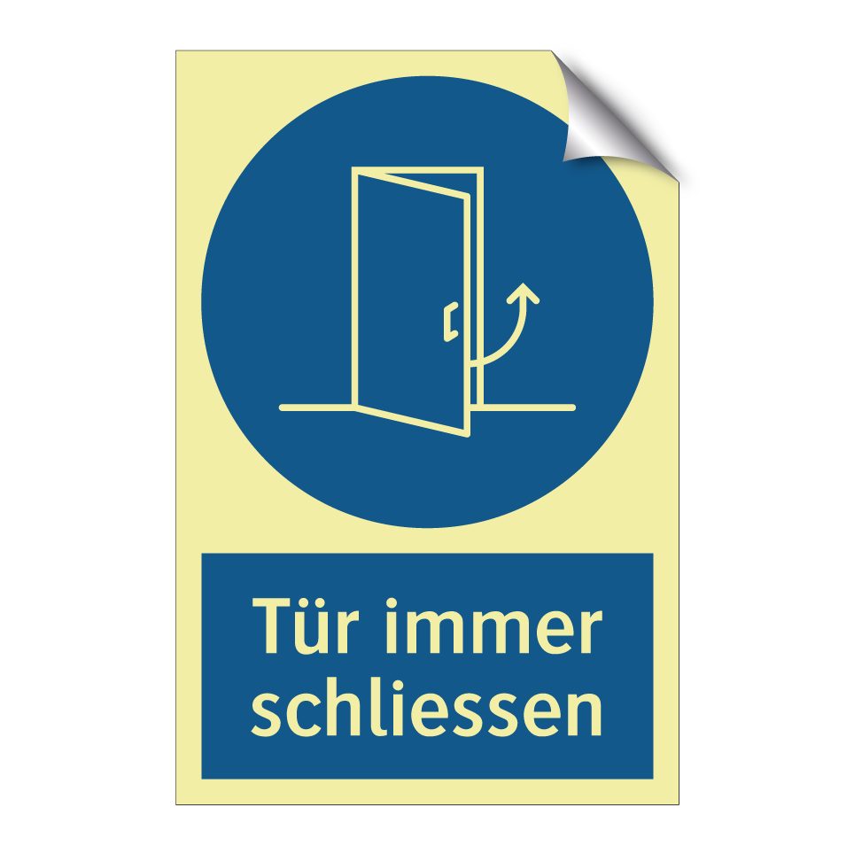 Tür immer schliessen