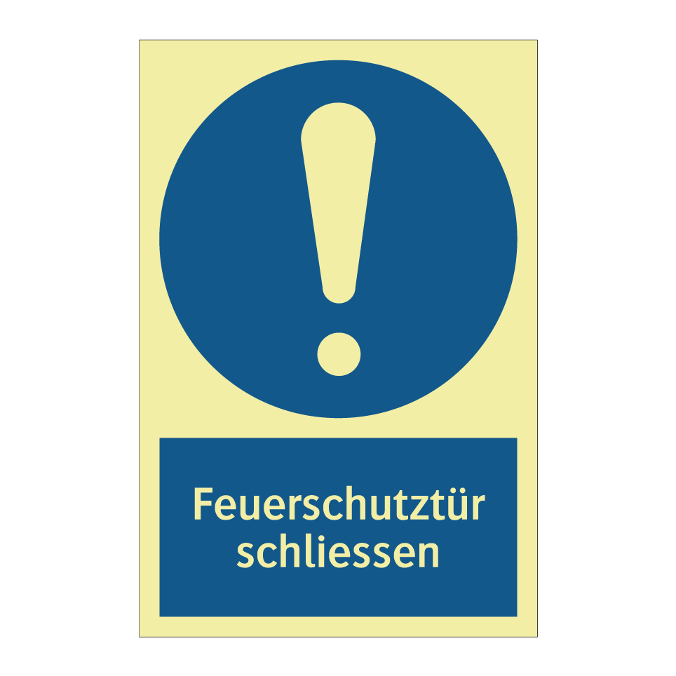 Feuerschutztür schliessen