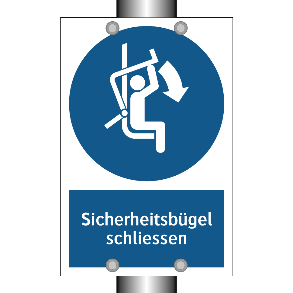 Sicherheitsbügel schliessen