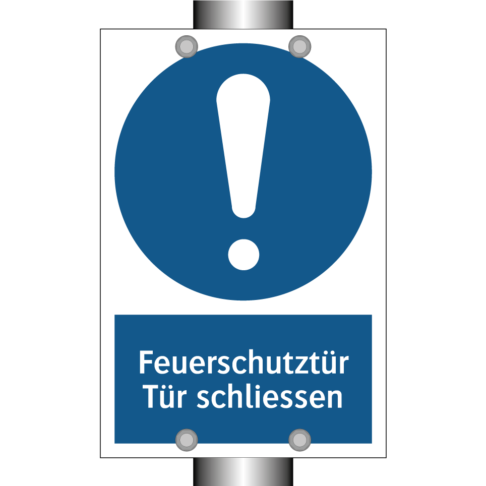 Feuerschutztür Tür schliessen