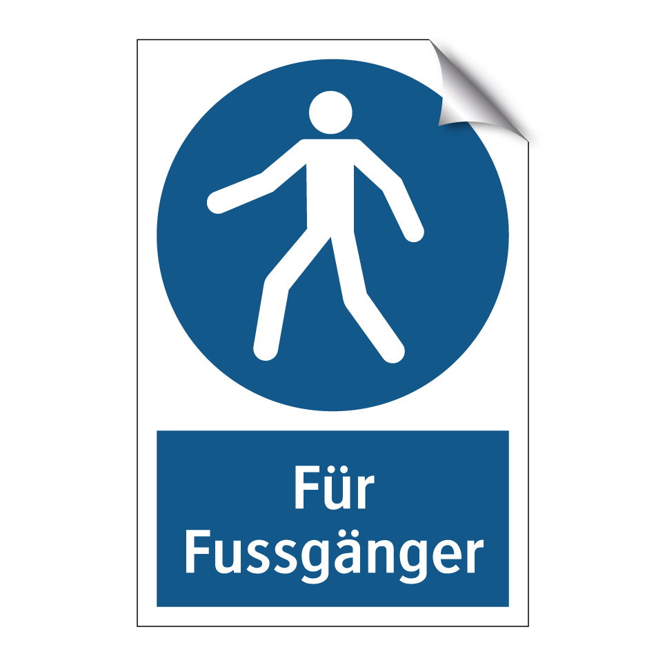 Für Fussgänger