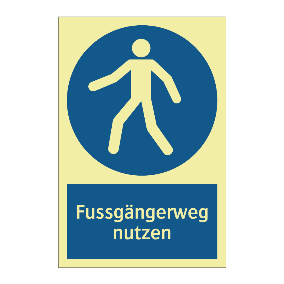 Fussgängerweg nutzen